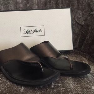 Life Stride-Bronze Sandals
